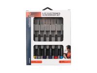 Set Van 6 Precisieschroevendraaiers (plat/ph)
