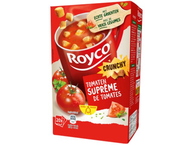 Soupe Royco Suprême de tomates avec croutons 20 zachets