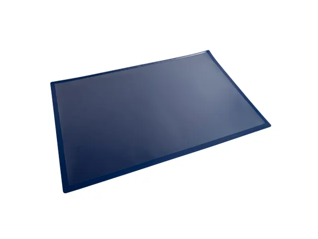 Sous-main rigide PVC Personnalisable KreaCover - 37,5x57,5 cm - Bleu