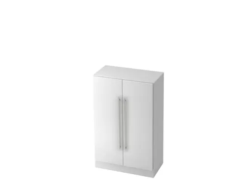 kantoorkast,HxBxD 1270x800x420mm,2xhouten vloer,3ordnerhoogte,romp wit