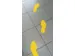 plaksymbool,voet,markering HxB 297x110mm,geel