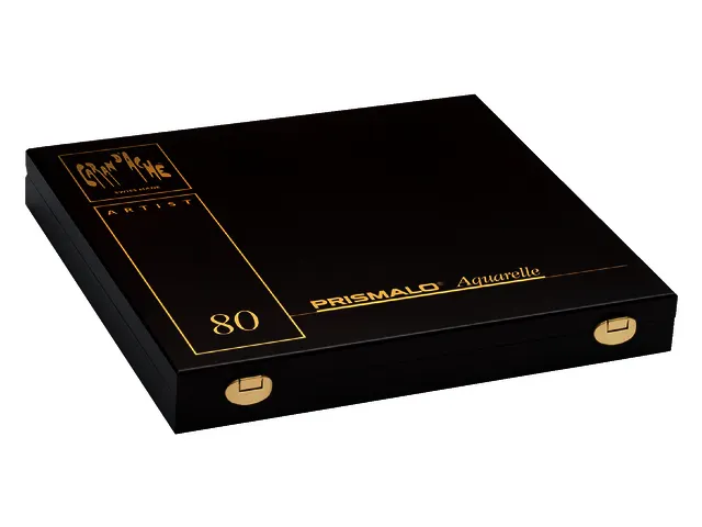Kleurpotloden Caran d'Ache Prismalo 80stuks houten doos ass