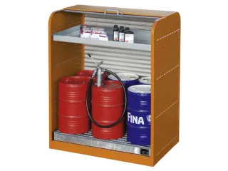 vatenkast,HxBxD 1610x870x1300mm,v. 6x60l vat,1xopvanglegborden - 1