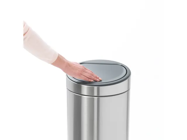 Afvalbak Touch Bin New 30 Liter Brabantia Mat Rvs Ffp