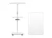 Nobo Move & Meet Mobiele Flipover 70x100cm staal grijs