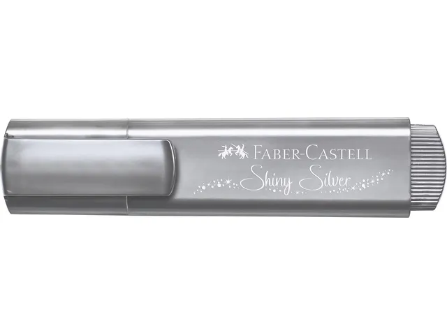 Tekstmarker Faber Castell Metallic zilver