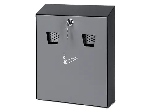 Asbak wand Zwart en Grijs