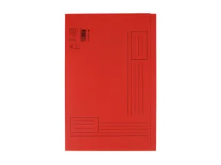 Vouwmap Quantore Folio ongelijke zijde 250gr rood - 3
