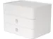 smart-box plus Han Allison 2 tiroirs et box blanc neige