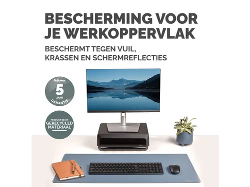 Bureau-onderlegger Fellowes Breyta blauw