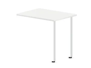 aanbouwtafel,i.h.v.,HxBxD 720-840x800x600mm,Bl-wit - 1