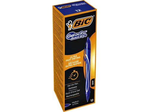 Gelschrijver Bic Gel-ocity quick dry medium blauw