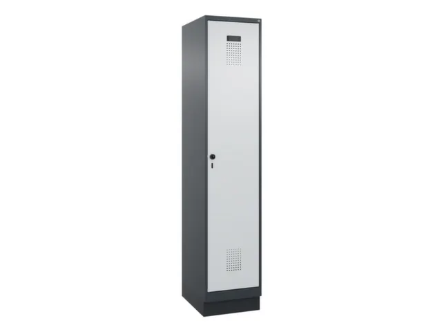 locker voor scheiding van kleding,HxBxD 1950x400x500mm,1vak