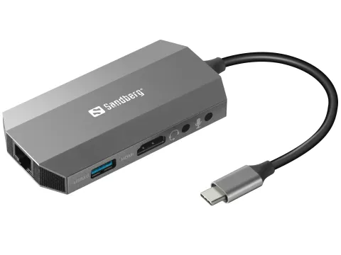 Usb-C 6-In1 Travel Dockingstation