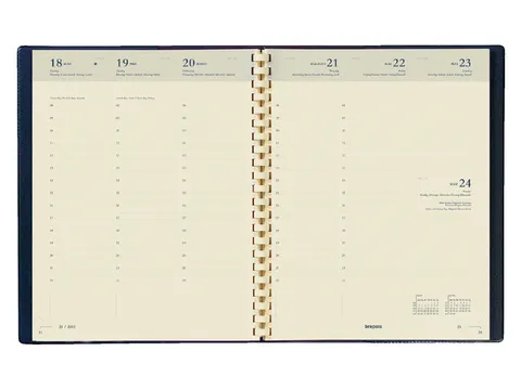 Agendavulling 2027 Brepols Concorde 7dagen/2pagina's crème