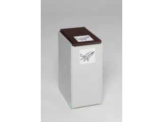 afvalverzamelbox,1x40l,HxBxD 570x250x405mm,romp Polystyreen lichtgrijs - 2