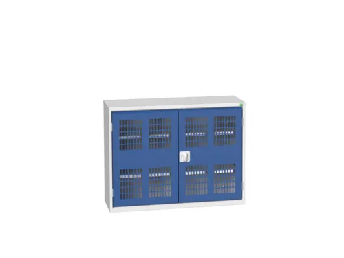 wandkast 800x1050x350mm 2xStalen bodem sokkel Ral 7035 front Ral 5010