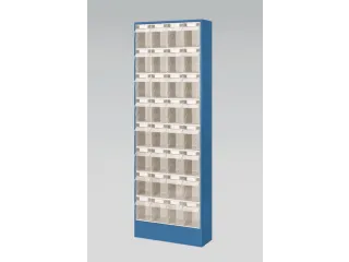 Transparante Magazijnbakken 32Bakken Abs-Kunststof Corpus Ral5007 - 2