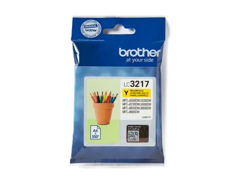 Inktcartridge Brother LC-3217Y geel