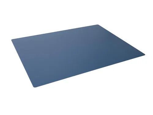 Schrijfonderlegger Blauw 650x500 mm med siergroef PP opaak