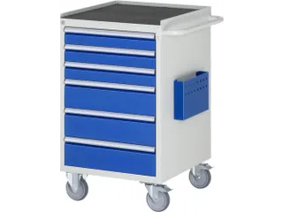 gereedschapswagen 975x580x650mm metaalblad 450kg 6 laden RAL5010 - 1