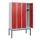 schoollocker,HxBxD 1950x1200x500mm,4vak,vak B 300mm,draaigrendel