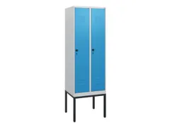 locker,HxBxD 1950x600x500mm,2vak,vak B 300mm,draaigrendel
