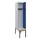 locker met bank,HxBxD 2120x400x815mm,1vak,vak B 400mm,cilinderslot