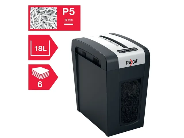 Destructeur papier Rexel Secure MC6-SL particules 2x15mm