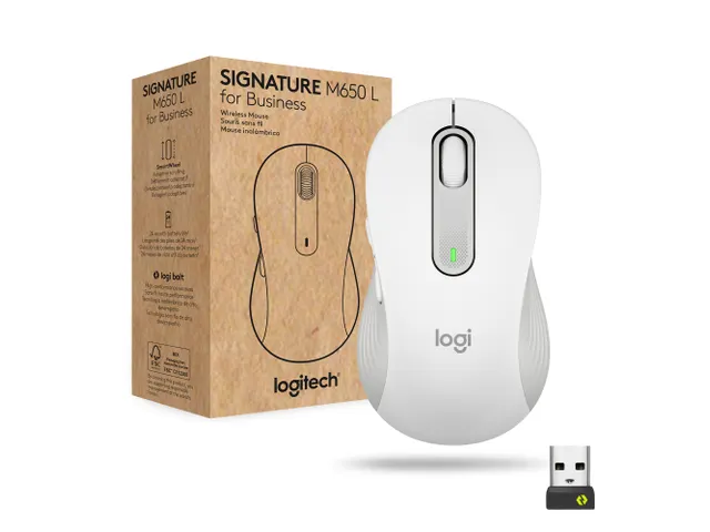 Logitech Signature M650 for Business Muis wit