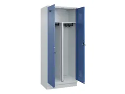 PBM-locker,HxBxD 1950x800x500mm,2vak,vak B 400mm,draaigrendel