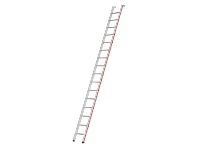 inhangstellingladder,balk L 4,19m,v. H tot 3,96m,16,verstevigde treden