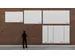 WALL-UP RRC Whiteboard 200x59,5cm Ronde Hoek Rechts