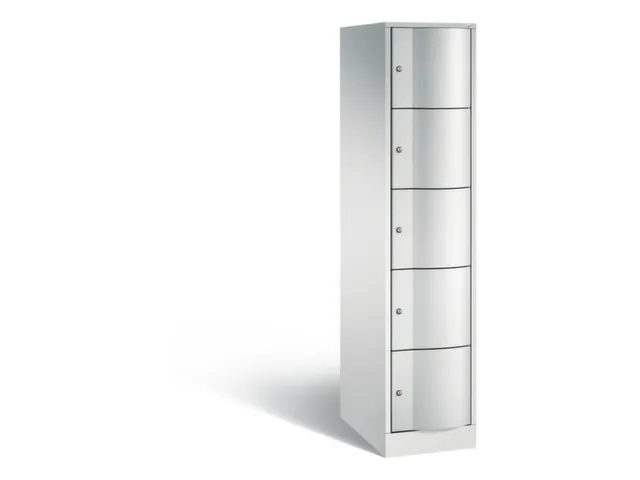 armoire multicases,corps RAL7035,face avant RAL7035