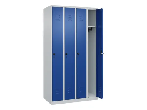 locker,HxBxD 1850x1000x500mm,4vak,vak B 250mm,draaigrendel