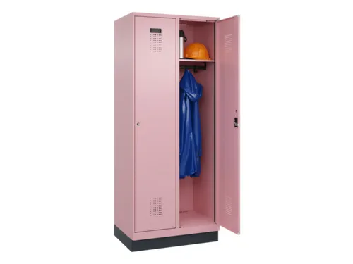 locker,HxBxD 1950x800x500mm,2vak,vak B 400mm,cil.-slot,sokkel