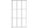 armoire multicases,HxlxP 1850x900x500mm,RAL7035,face avant RAL7035