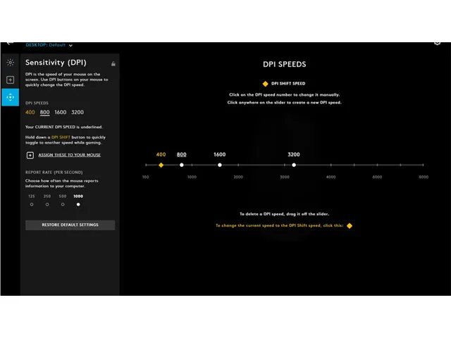 G203 Gaming muis zwart