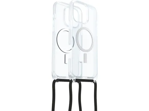 React Necklace Mag iPhone 16 Pro Max Hoesje Transparant