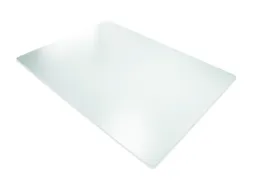 vloerbeschermingsmat,v. tapijt,BxD 1500x1200mm,PE/PU,transparant