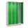 locker voor scheiding van kleding,HxBxD 1950x1200x500mm,4vak