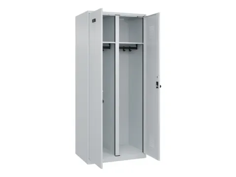 locker voor scheiding van kleding,HxBxD 1850x800x500mm,2vak