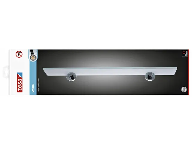 Glashouder Tesa Smooz 40326 chroom