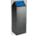 Afvalverzamelaar Zelfblussend 89 Liter 1045X320X320Mm Klemring Blauw