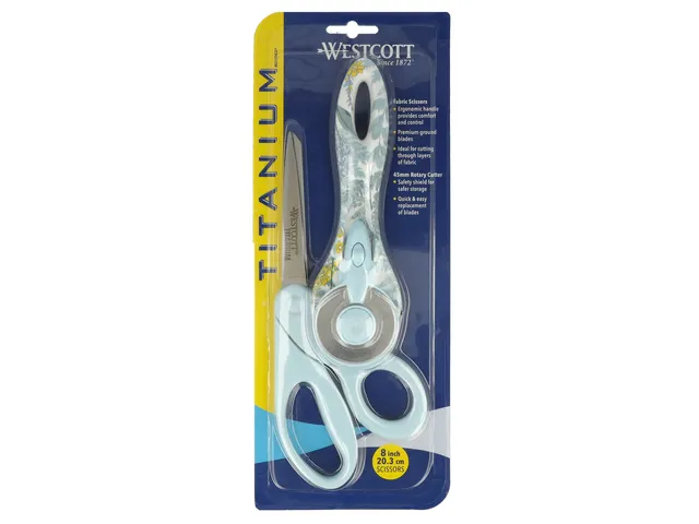 Set créatif Westcott ciseaux tissu et coupe tissu