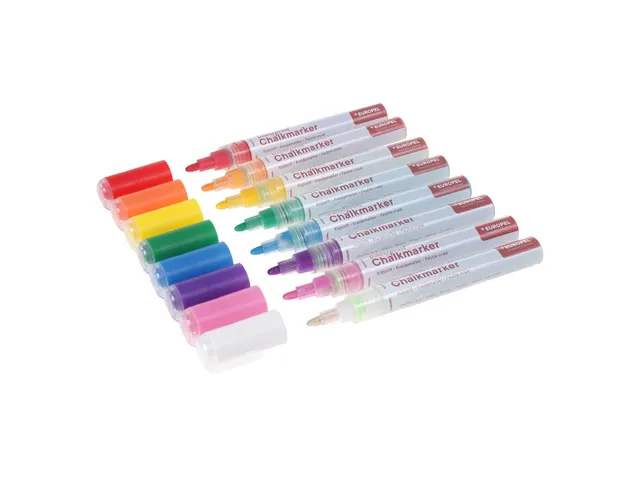 Krijtstift Europel watervast 1-6mm assorti 8 stuks