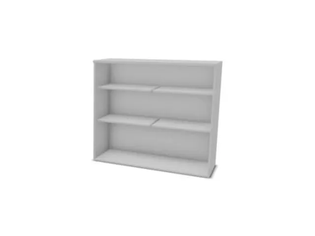 kantoorstelling,opbouwelement,HxBxD 1070x1200x445mm,MP-lichtgrijs