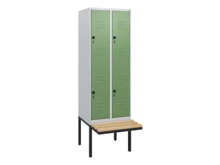 Dubbeldekse dekenkist,HxBxD 1950x600x815mm,2x2vak.,vak B 300mm - 1