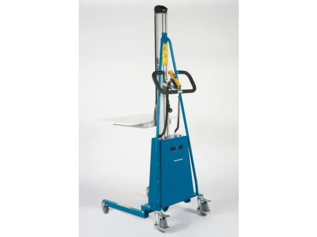 Elektr. Materiaalheffer Staal Platform Kunstst. 600x470mm 150kg