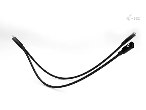 USB-C Cable Splitter Audio/Data + Power Delivery 100W